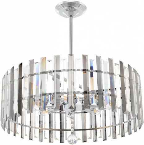 Подвесная люстра хрустальная на штанге Arte Milano Sorrento-1409 371409/8/350/570 CR (220V)