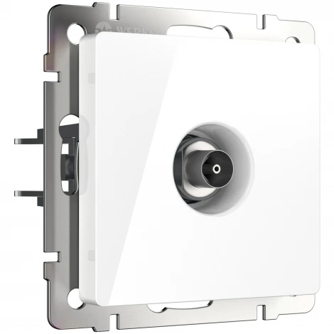 ТВ-розетка оконечная (белый) Werkel W1183001 (a051107)