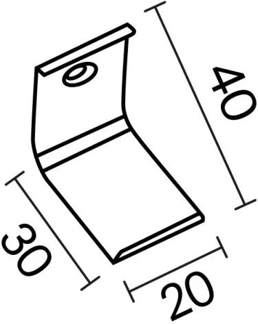 Комплект креплений для профиля 30×30 4 шт. Maytoni 642074