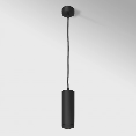Подвесной светодиодный светильник Elektrostandard Onde 50250 LED 10W 4000K чёрный (220V, на проводе, круглые)