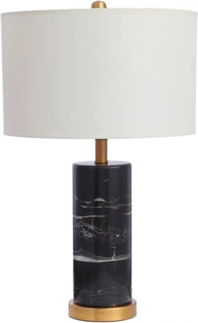 Настольная лампа Kink Light Тайла 07700-2T,19-20(01) черный/бронза/белый E27 1*40W (220V, выключатель, круглые)