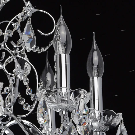 Подвесная люстра MW-Light Каролина 367013408 (220V, на цепи, подсвечник, свеча)