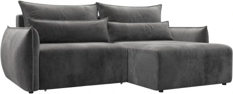 Диван угловой Лига-051 НПБ угол универсальный Лига Диванов (Велюр) арт.128654