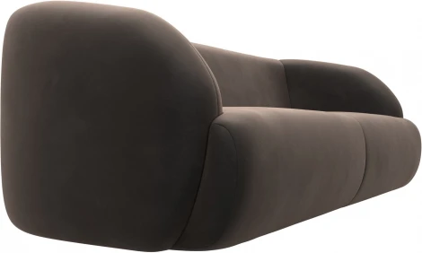 Диван прямой Лига-041 (Коричневый/Велюр) Лига Диванов арт.122202