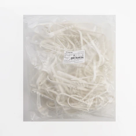 Дюбель-хомут для круглого кабеля (19-25мм) белый 100 шт. Stekker 39333