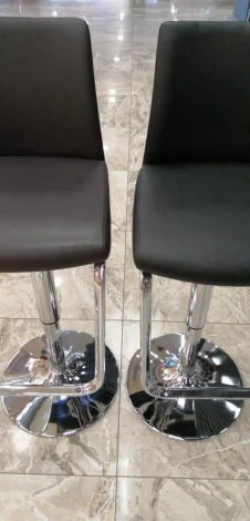 Стул барный Nina SG Pranzo Бежевый SX00 эко-кожа