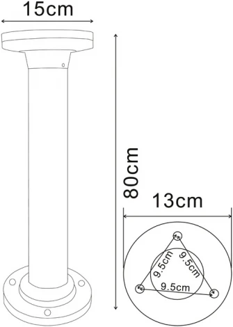 Настенный светильник уличный Arte Lamp Amsterdam A1213PA-1BK (LED, 220V, круглые, IP54)