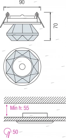 Horoz Nergis HL801 (015-002-0020) purple