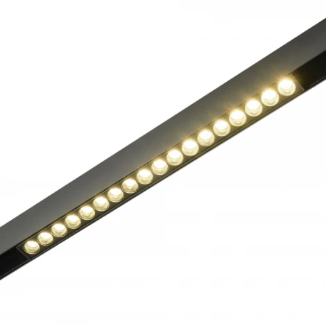 Трековый светодиодный светильник 48V магнитный MyFar ФлоуПоинт MT0211-18W4K-B