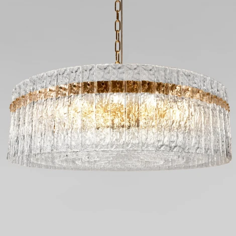 Подвесная люстра Loft It Nevada 10297/800 French gold (220V, хрусталь, на цепи, круглые)