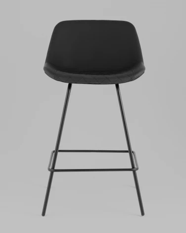 Стул полубарный Деймон экокожа черный Stool Group УТ000042639