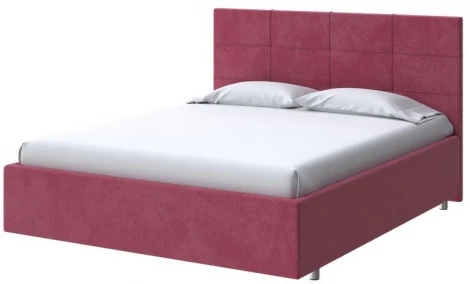 PROxSON Кровать Neo (Ткань: Велюр Casa Винный) 90x200