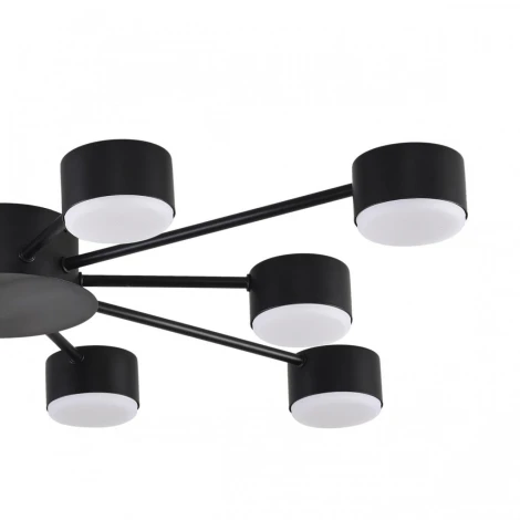 Потолочная люстра Lumion Torina 8344/10C черный, металл GX53 LED 10*7W 220V