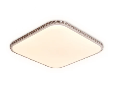 Потолочный светильник Ambrella Crystal FF75 (регулировка яркости, LED, 220V, пульт управления)
