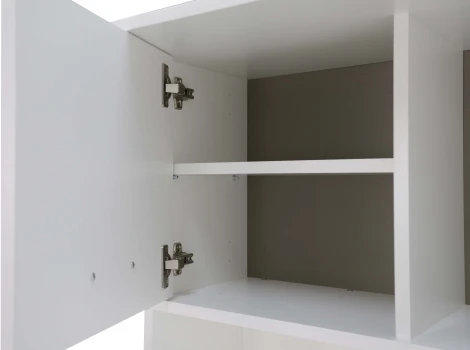 Стол компьютерный Ивару МАКСИМ-1, Белый Шёлк