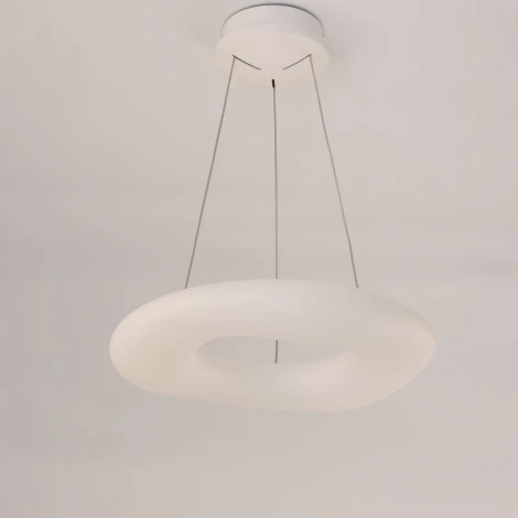 Подвесная люстра RGB Citilux Стратус Смарт CL732A520GS (LED, 220V, умный дом - Алиса, Маруся, Сири, на тросе, кольцо)