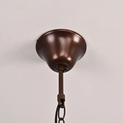 Подвесная люстра Cagie Dark Chocolate L8 By ImperiumLoft Cagie01 (220V, на цепи, свеча, шар)