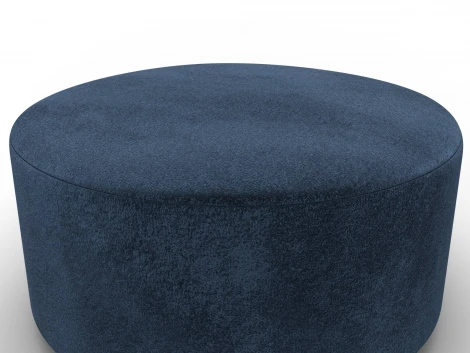 Пуф 005 (ДСП/Пластик/Велюр/Синий) Лига Диванов 132369