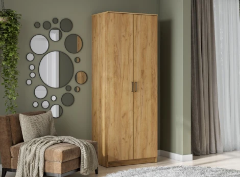 Шкаф Woodville Сантори дуб золотой 536246