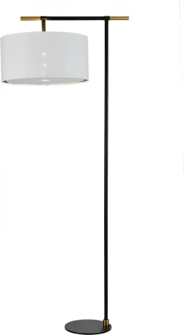 Торшер Escada Idea 10186/T 1x60Вт E27, металл/ткань, чёрный (220V)