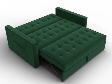 Диван прямой Лига-104 (140) (ЛДСП,Брус,Фанера,Велюр/Зеленый) Лига Диванов 134870