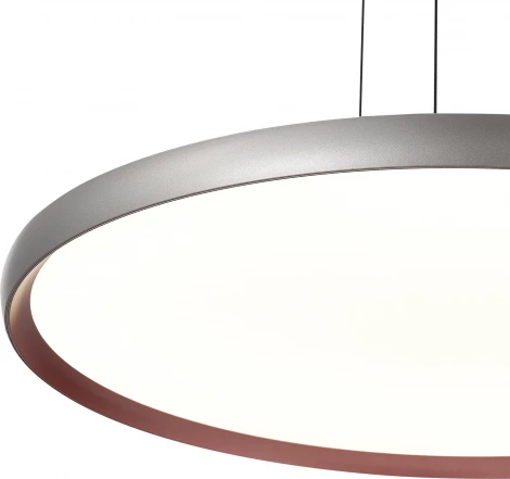 Подвесной светильник ST Luce Satellite SL6015.413.01 Темно-Серый/Белый LED 1*45W (220V, пульт управления, на тросе, круглые)