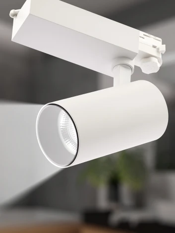 Трековый светильник ЭРА SТR-30-36-30K-W30 (LED, 220V, круглые, IP40)