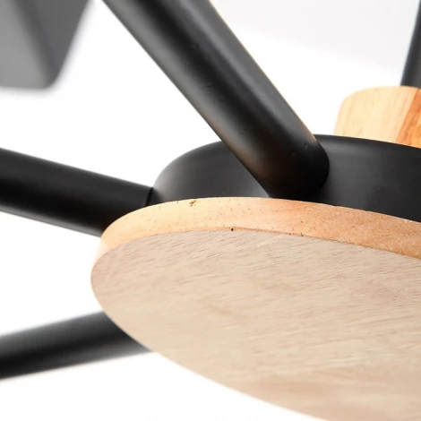 Люстра на штанге Geometric Ch 5 Черная ImperiumLoft Geometric-Ch01 (186749-26) (LED, 220V)