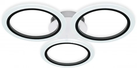 Потолочная люстра Ambrella Acrylica FA4052 (регулировка яркости, LED, 220V, пульт управления, кольцо)