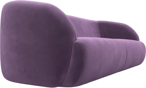 Диван прямой Лига-041 (Сиреневый/Микровельвет) Лига Диванов арт.122198