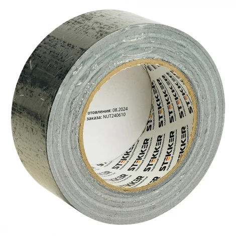 Армированная клейкая лента 0,17 x 48 мм длина 40 м (черный) Stekker 50082