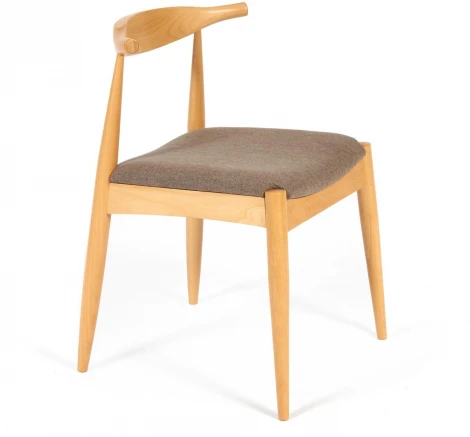 Обеденный стул Tetchair (Бук,Ткань/Коричневый)