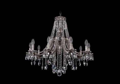 Подвесная люстра Bohemia 1771 1771/10/270/B/NB