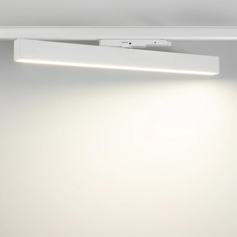 Трековый светильник светодиодный LGD-FLAT-4TR-S605-25W Day4000 (WH, 100 deg, 230V) (Arlight, IP20 Металл) 033696(1)