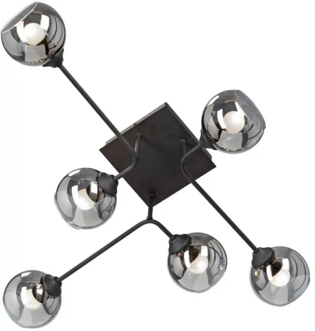 Потолочная люстра на штанге Vitaluce V4795 V4795-1/6PL (220V, шар)