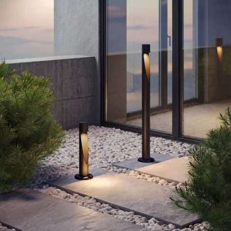 Наземный светильник светодиодный Elektrostandard Recess 35177/S 3000K черный