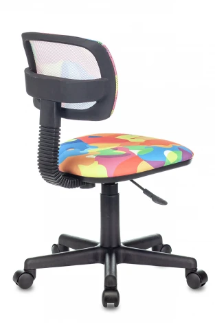 Кресло детское Бюрократ CH-299NX мультиколор абстракция сетка/ткань крестовина пластик