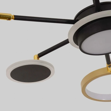 Потолочная люстра на штанге светодиодная с ПДУ F-Promo Hybrid 4687-7P