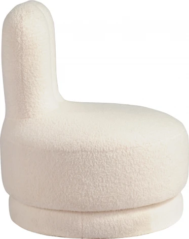 Пуф Банни ST05, 55х55х61 см, белый IST-CASA