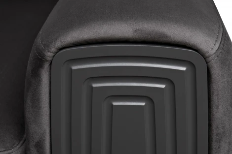 Диван трехместный Turin(2 секции) с мех т.серый велюр Colt1003 255*120**68см Garda Decor