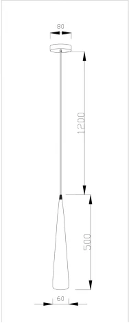 Подвесной светильник светодиодный V2352-PL Epoch LED*3W (220V, на проводе, круглые)