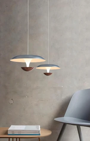 Подвесной светильник светодиодный Mizi'en Magic MZ46348S2 (220V, на проводе, круглые, летающая тарелка)