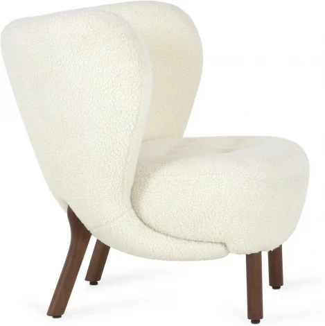 Кресло Lounge Wood ОГОГО (арт.832463), (Искусственный мех)