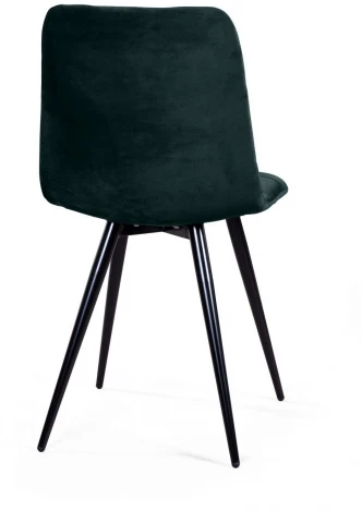Стул UNO, бархат зелёный 19/ чёрный конус Top Concept UNO 74634
