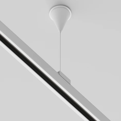 Подвес тросовый Trinity белый, 1шт (трехфазный) Maytoni Technical TRA005WS-31W (220V)