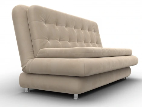 Диван-книжка Лига-123 (Металл,ЛДСП,Брус,Доска,Велюр/Бежевый) Лига Диванов 137615