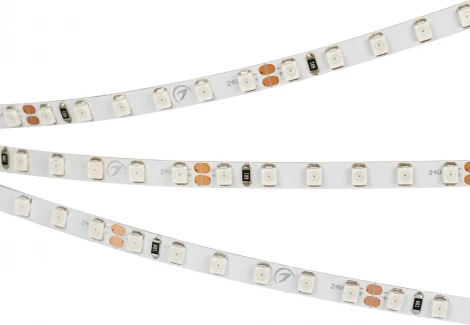 Светодиодная лента RT-A120-5mm 24V Blue (9.6 W/m, IP20, 5m) (Arlight, 9.6 Вт/м, IP20) 015660(2)