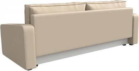 Диван прямой Лига-009 (Бежевый/Экокожа) Лига Диванов арт.118062