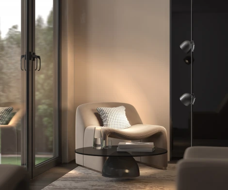 Трековый светильник ременной Maytoni Cup Parity TR124B-12W3K-M-B 48V 3000K 12Вт черный