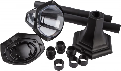 Наземный фонарь ЭРА НТУ 07-40-004 «Валенсия 3» черный (220V, IP44)